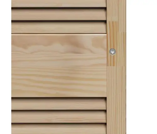 Kappi Uks Uksega Neutraalne 140,5 X 2,1 X 59,5 Cm Tahke Mänd