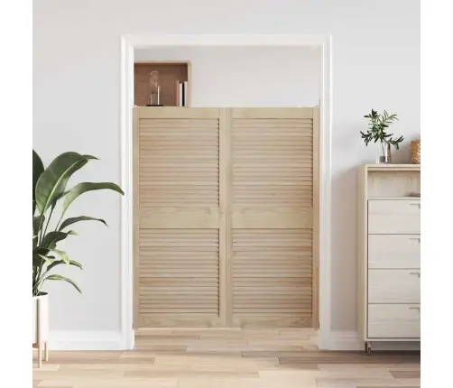 Skapju Durvis Cits Ar Durvīm 2 Pcs Brūna 140.5 X 59.5 X 2.1 Cm Vidaxl