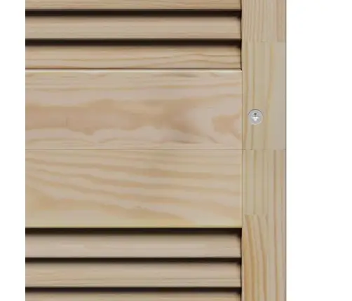 Skapju Durvis 2 Pcs Brūna 170 X 49.5 X 2.1 Cm Priedes Masīvkoks Vidaxl