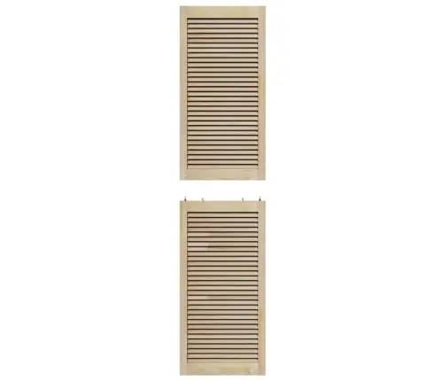 Kabeļa Durvis Ar Durvīm 2 Pcs Dabiska 140.5 X 2 X 59.5 Cm Vidaxl