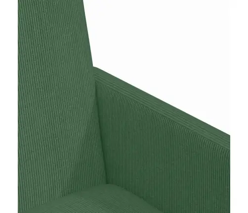 Ratastega Söögi-Toolid 2 Pcs Hall Roheline 57 X 66 X 94 Cm