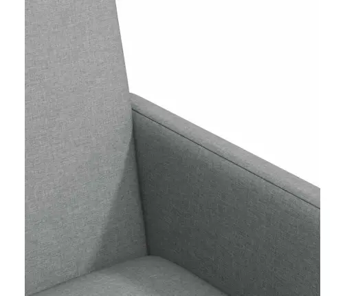 Ēdamkrēsli 2 Pcs Gaiši Pelēka 57 X 66 X 94 Cm Audums Vidaxl