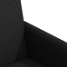 Ēdamistabas Krēsls Ar Riteni 2 Pcs Melna 57 X 66 X 94 Cm Audums Vidaxl