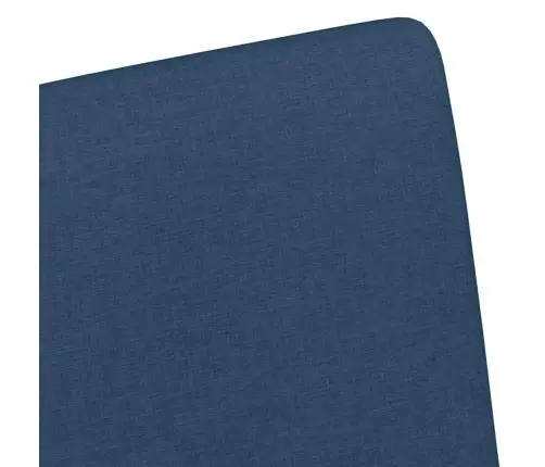 Ēdamistabas Krēsls Ar Riteni 2 Pcs Zila 57 X 66 X 94 Cm Audums Vidaxl