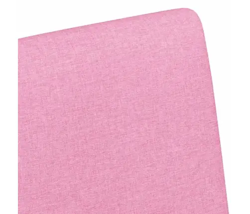 Ratastega Söögi-Toolid 2 Pcs Roosa 57 X 66 X 94 Cm Kangas