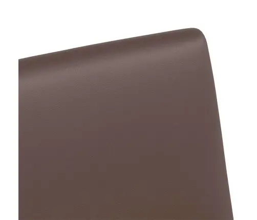 Ēdamkrēsli Ar Riteņiem 2 Pcs Brūna 57 X 66 X 94 Cm Mākslīgā Āda Vidaxl