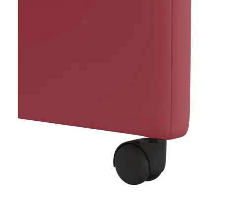 Ēdamkrēsli 2 Pcs Vīnsarkans 57 X 66 X 94 Cm Mākslīgā Āda Vidaxl