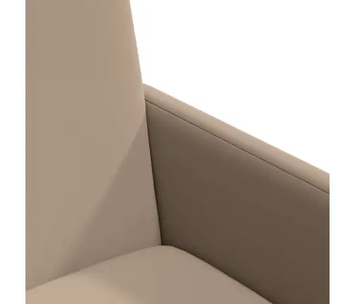 Ēdamkrēsli 2 Pcs Kapučīno 57 X 66 X 94 Cm Mākslīgā Āda Vidaxl