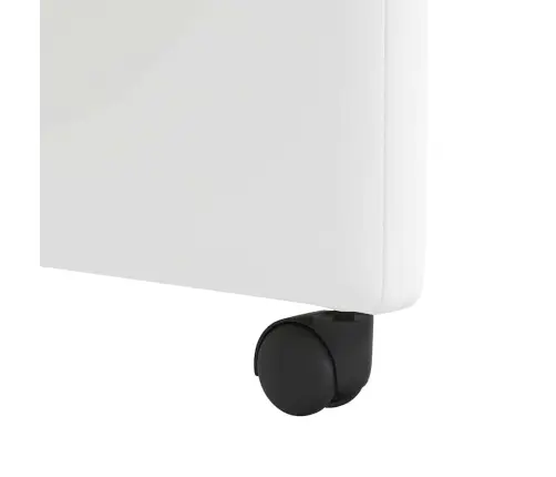 Valgomojo Kėdės 2 Pcs Balta 57 X 66 X 94 Cm Dirbtinė Oda