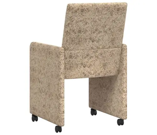 Ēdamkrēsli Ar Riteņiem 2 Pcs Gaiši Pelēka 57 X 66 X 94 Cm Vidaxl