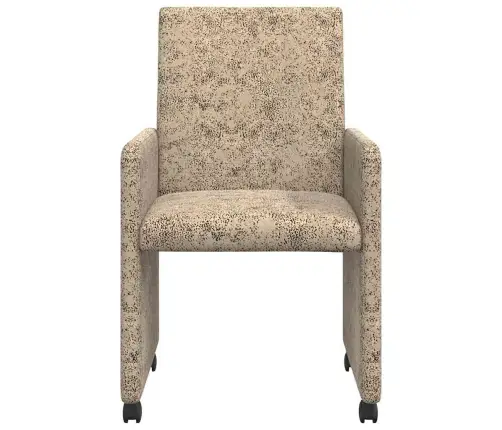 Ēdamkrēsli Ar Riteņiem 2 Pcs Gaiši Pelēka 57 X 66 X 94 Cm Vidaxl