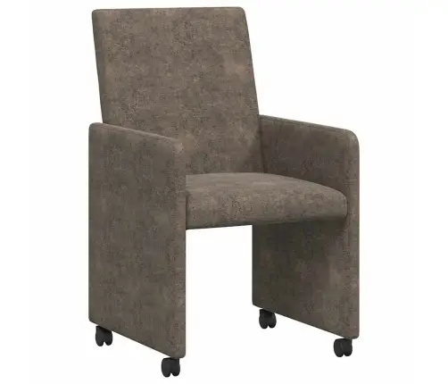 Ēdamkrēsli Ar Riteņiem 2 Pcs Tumši Pelēka 57 X 66 X 94 Cm Vidaxl