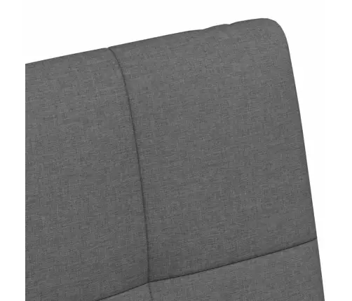 Ēdamkrēsli 2 Pcs Tumši Pelēka 58 X 65 X 94 Cm Audums Vidaxl