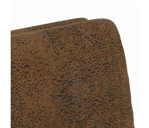 Ēdamkrēsli 2 Pcs Brūna 57 X 67 X 95 Cm Mākslīga Zamša Āda Vidaxl