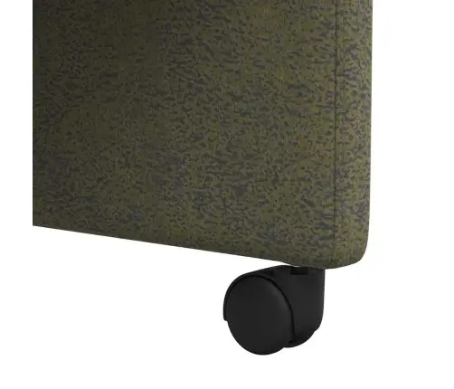 Valgomojo Kėdės Su Ratais 2 Pcs Armijos Žalia 57 X 67 X 95 Cm