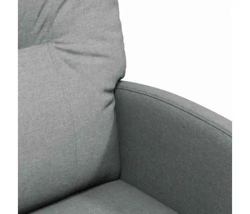 Valgomojo Kėdės 2 Pcs Šviesiai Pilka 57 X 67 X 95 Cm Audinys