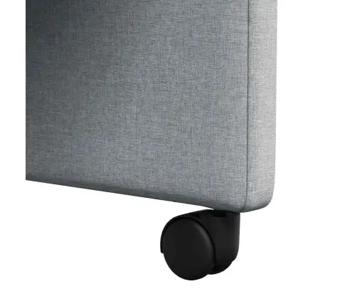 Valgomojo Kėdės 2 Pcs Šviesiai Pilka 57 X 67 X 95 Cm Audinys