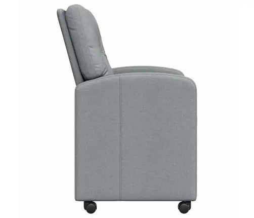 Valgomojo Kėdės 2 Pcs Šviesiai Pilka 57 X 67 X 95 Cm Audinys