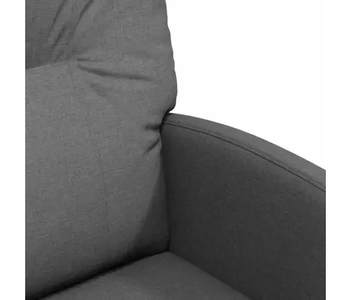 Ēdamkrēsli 2 Pcs Tumši Pelēka 57 X 67 X 95 Cm Audums Vidaxl