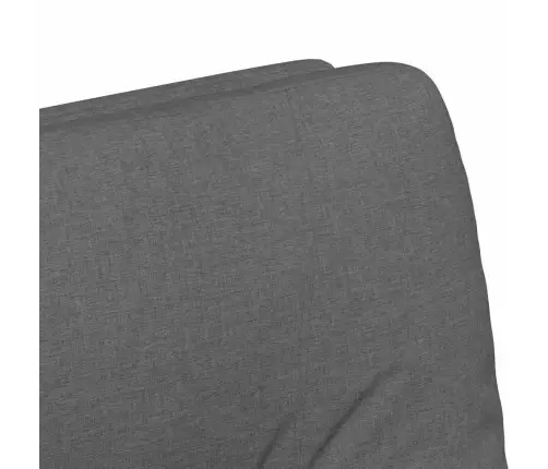 Ēdamkrēsli 2 Pcs Tumši Pelēka 57 X 67 X 95 Cm Audums Vidaxl