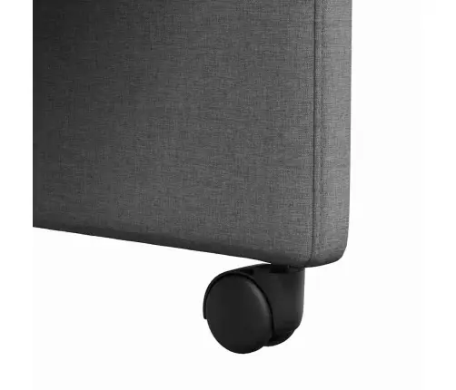 Ēdamkrēsli 2 Pcs Tumši Pelēka 57 X 67 X 95 Cm Audums Vidaxl