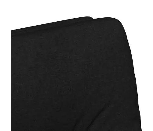 Ratastega Söögi-Toolid 2 Pcs Must 57 X 67 X 95 Cm Kangas