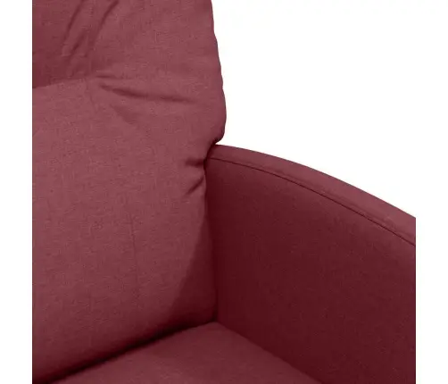 Ēdamkrēsli Ar Riteņiem 2 Pcs Vīnsarkans 57 X 67 X 95 Cm Audums Vidaxl