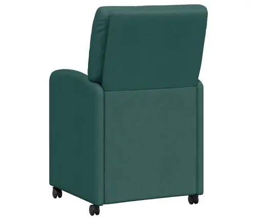 Valgomojo Kėdės 2 Pcs Tamsiai Žalia 57 X 67 X 95 Cm Audinys