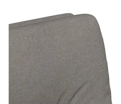 Valgomojo Kėdės Su Ratukais 2 Pcs Taupe 57 X 67 X 95 Cm Audinys