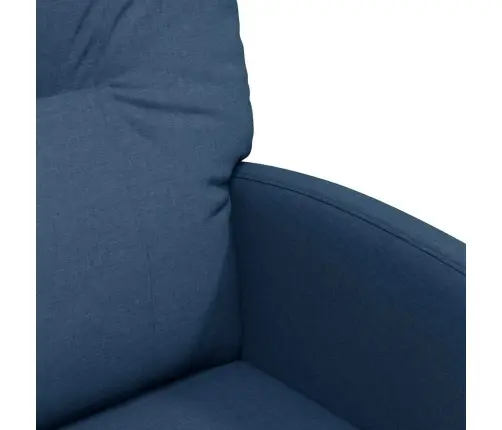 Söögitoa Toolid Ratastega 2 Pcs Sinine 57 X 67 X 95 Cm Kangas