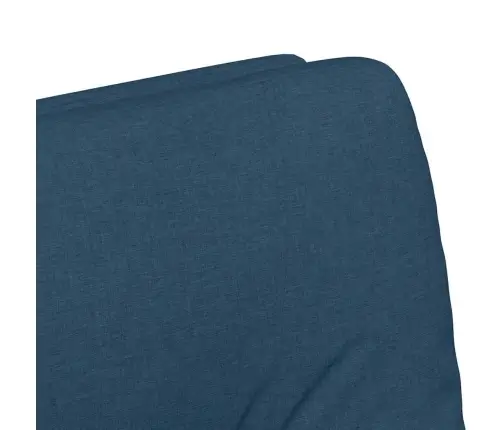 Söögitoa Toolid Ratastega 2 Pcs Sinine 57 X 67 X 95 Cm Kangas