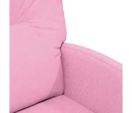 Ēdamkrēsli Ar Riteņiem 2 Pcs Rozā 57 X 67 X 95 Cm Audums Vidaxl