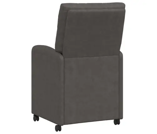 Ēdamkrēsli Ar Riteņiem 2 Pcs Melna 58 X 67 X 97 Cm Mākslīgā Āda Vidaxl