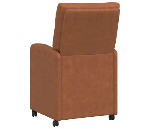 Valgomojo Kėdės Su Ratukais 2 Pcs Ruda 58 X 67 X 97 Cm