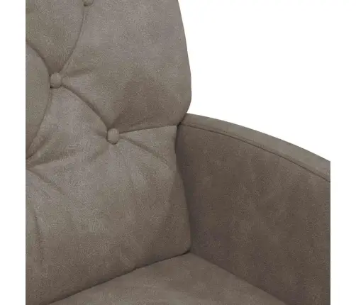 Ēdamkrēsli 2 Pcs Pelēka 58 X 67 X 97 Cm Mākslīgā Āda Vidaxl