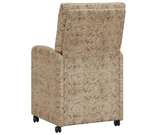 Valgomojo Kėdės Su Ratukais Su Ratais 2 Pcs Šviesiai Pilka