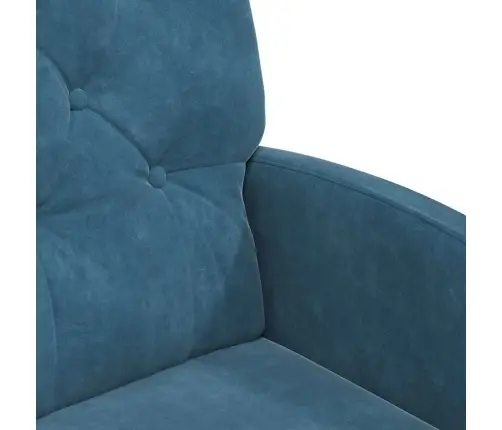 Ēdamkrēsli Ar Riteņiem 2 Pcs Zila 58 X 67 X 97 Cm Samts Vidaxl