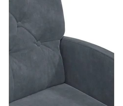 Ēdamkrēsli Ar Riteņiem 2 Pcs Tumši Pelēka 58 X 67 X 97 Cm Samts Vidaxl