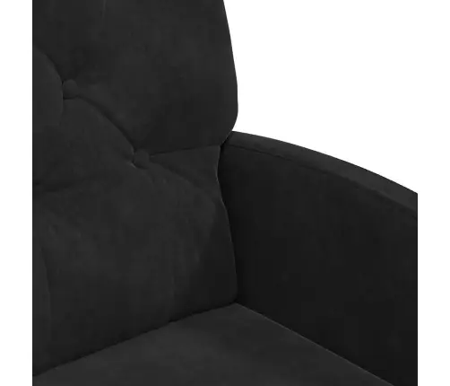 Ēdamkrēsli Ar Riteņiem 2 Pcs Melna 58 X 67 X 97 Cm Samts Vidaxl