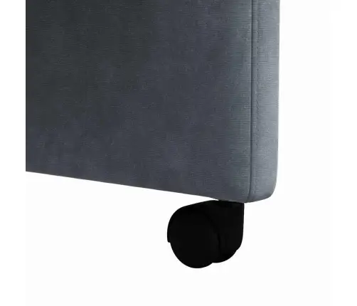 Valgomojo Kėdės 2 Pcs Tamsiai Pilka 58 X 65 X 98 Cm Aksomas