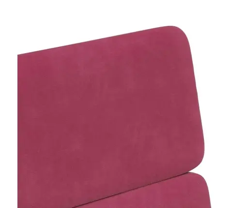 Ēdamkrēsli Ar Riteņiem 2 Pcs Vīnsarkans 58 X 65 X 98 Cm Samts Vidaxl