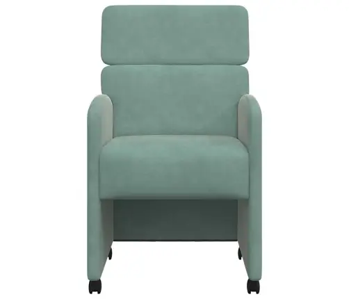 Söögitoa Toolid 2 Pcs Sinakas-Roheline 58 X 65 X 98 Cm Samet