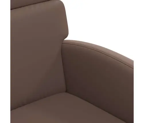 Ēdamkrēsli Ar Riteņiem 2 Pcs Brūna 58 X 65 X 98 Cm Mākslīgā Āda Vidaxl