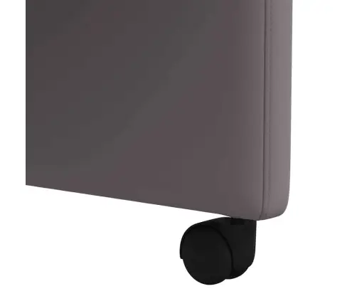 Ratastega Söögi-Toolid 2 Pcs Hall 58 X 65 X 98 Cm Kunstnahk