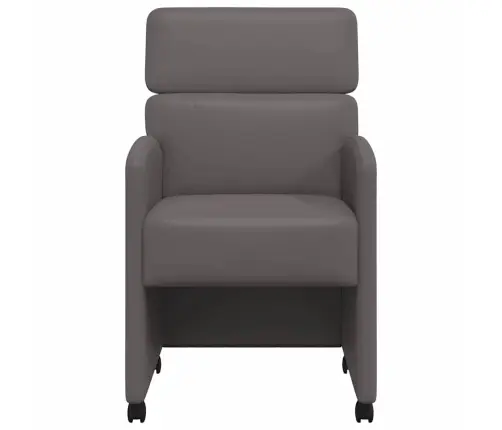 Ratastega Söögi-Toolid 2 Pcs Hall 58 X 65 X 98 Cm Kunstnahk