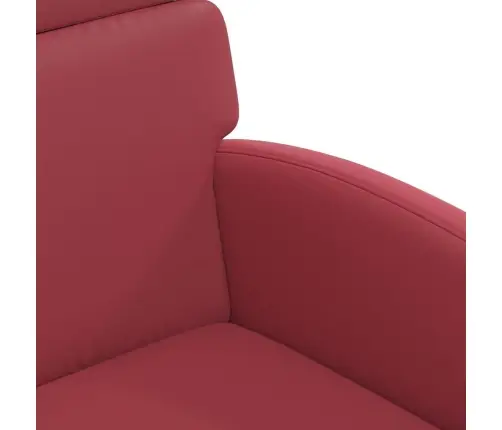 Ēdamkrēsli 2 Pcs Vīnsarkans 58 X 65 X 98 Cm Mākslīgā Āda Vidaxl