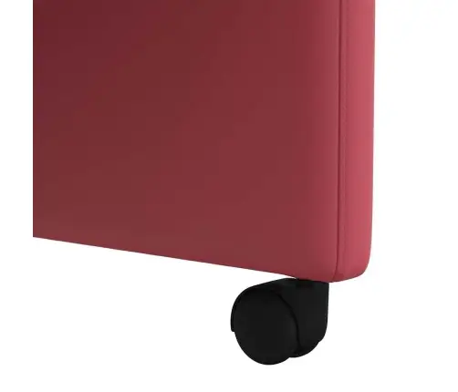 Ēdamkrēsli 2 Pcs Vīnsarkans 58 X 65 X 98 Cm Mākslīgā Āda Vidaxl