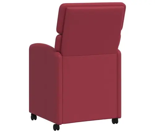 Ēdamkrēsli 2 Pcs Vīnsarkans 58 X 65 X 98 Cm Mākslīgā Āda Vidaxl