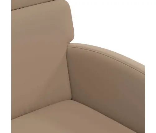 Ēdamkrēsli 2 Pcs Kapučīno 58 X 65 X 98 Cm Mākslīgā Āda Vidaxl