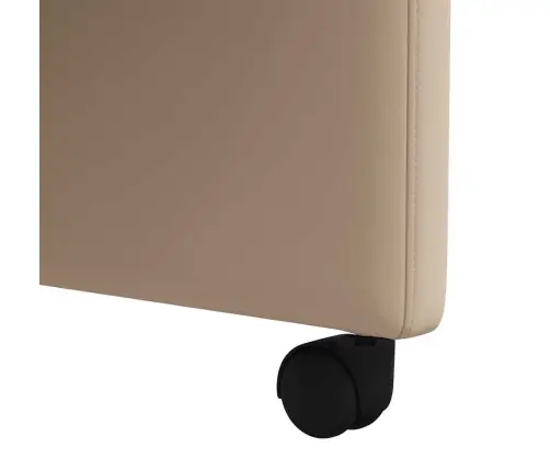 Ēdamkrēsli 2 Pcs Kapučīno 58 X 65 X 98 Cm Mākslīgā Āda Vidaxl